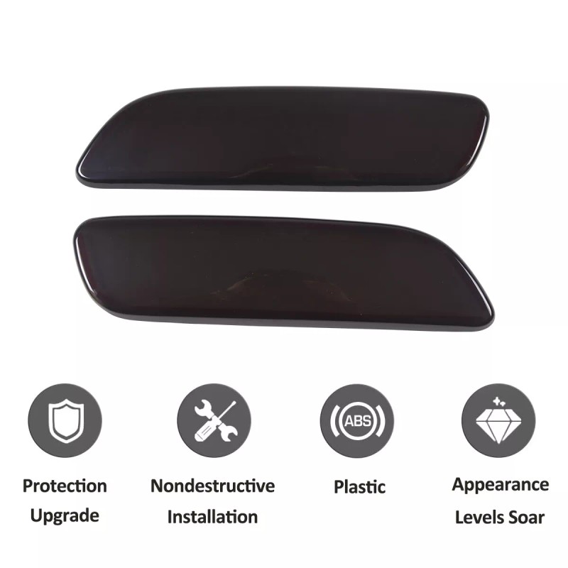 autotrim000 2PCS smoked black Reverse Light Blackout Kit Kit trim