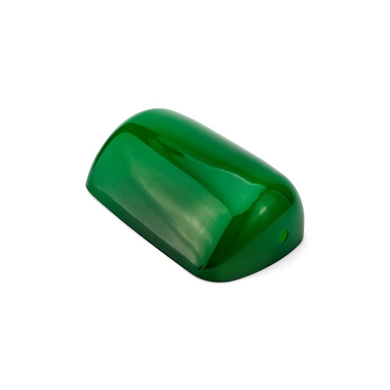 NKlaus Replacement Glass Cover for Bankers Lamps Green 22.5 x