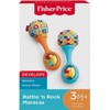 Fisher-Price Newborn Toys Rattle 'n Rock Maracas, Set of 2
