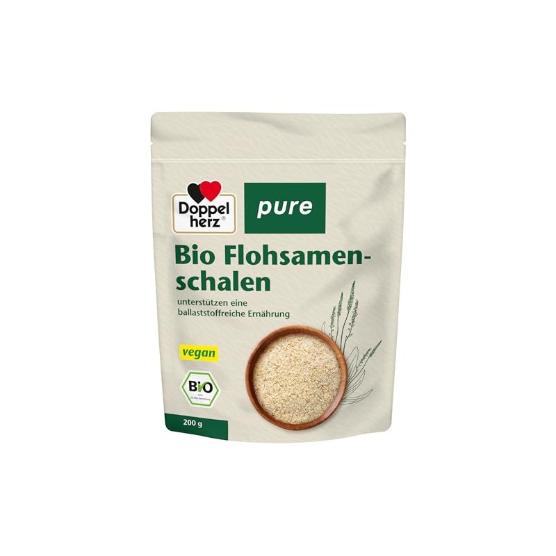 Doppelherz Pure Organic Psyllium Husks | Tasteless - To support