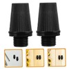 Zerodeko 60pcs Plastic Cable Fasteners Strain Relief Clips for Electrical