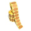500 Kraft Labels Oval 3.5 x 5.5 cm