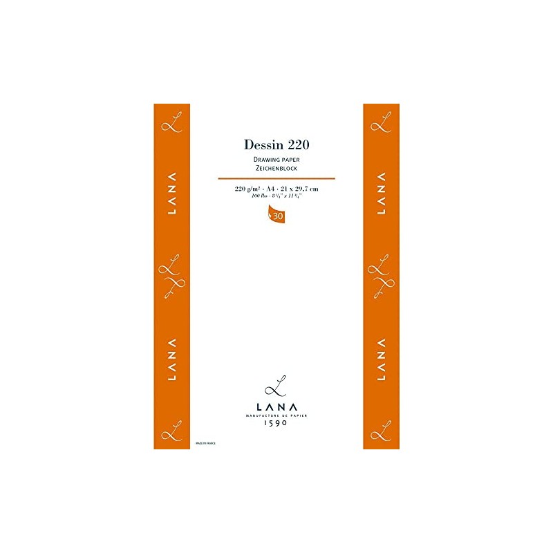 Design Pad 220 g/m², DIN A4, 30 Sheets