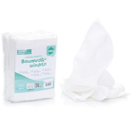 Fillikid Cotton Nappies 80 x 80 cm Pack of 10 White