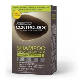 Shampoo Just for Men Control Gx, Desvanecedor Progresivo De Canas, 118ml