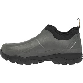 LaCrosse Alpha Muddy 4.5" Rubber Boots for Men Featuring Waterproof Rubber, Pull-On Design, and Eva Footbed, Dark Gray - 14 M