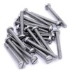 Merriway BH06907 (20 Pcs) Slotted Pan Head Machine Screws with