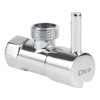Llave Angular Cromo Con Maneral De Palanca Para Wc Casa