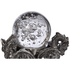 Design Toscano QS291672 Dragons of Corfu Castle Mystic Glass Globe