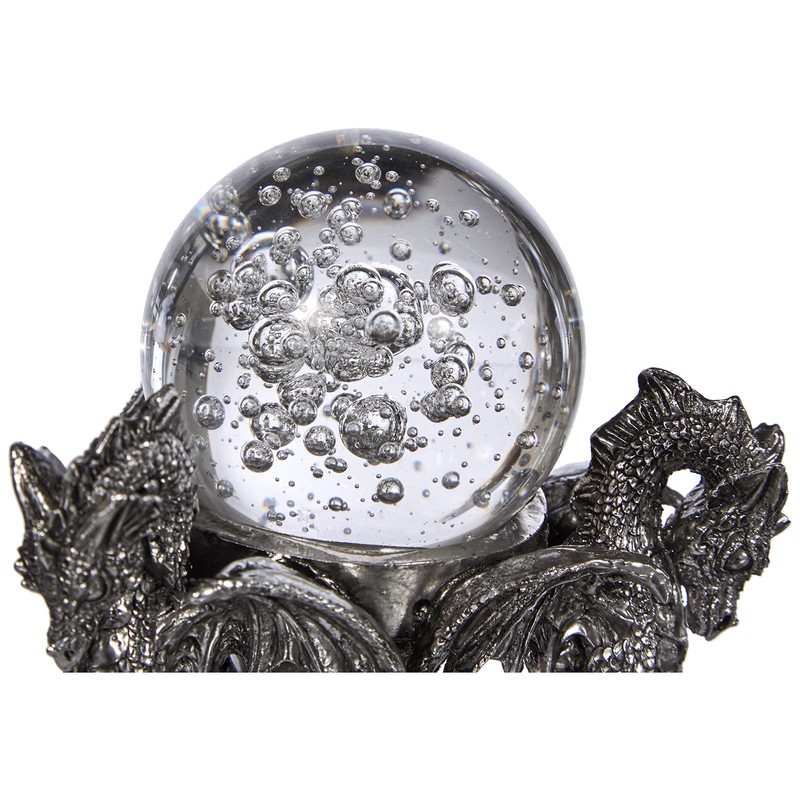 Design Toscano QS291672 Dragons of Corfu Castle Mystic Glass Globe