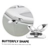 COHEALI 4pcs Acrylic Butterfly Toilet Lid Lifter Handles Anti-Touch Design