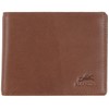 Mancini Bellagio Top Grain Leather RFID Secure Center Wing Billfold,