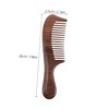 FOMIYES Sandalwood Detangling Comb for Women Long Handle Wooden Hair