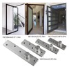 2pcs Pivot Hinge Rotating Hinge 270 Degree Stainless Steel Concealing
