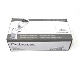 [100 Pcs] Can Latex Glove Extra Large I Powder free Gloves I Non Sterilize i Available in 5 Sizes Small, 100 Pcs/Box