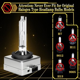 VHK for Buick LaCrosse HID Headlights D3S Xenon Bulbs 2014 2015 2016 2017 2018 2019, High Low Dual Beam Bi-Xenon Lights, 6000K Bright White 35W OEM D3SC1 Replacement, 2-Pack