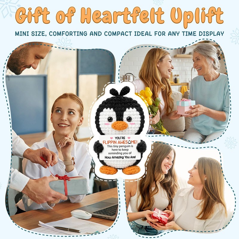 Positive Penguin Gifts, Good Luck Positive Gifts With Card