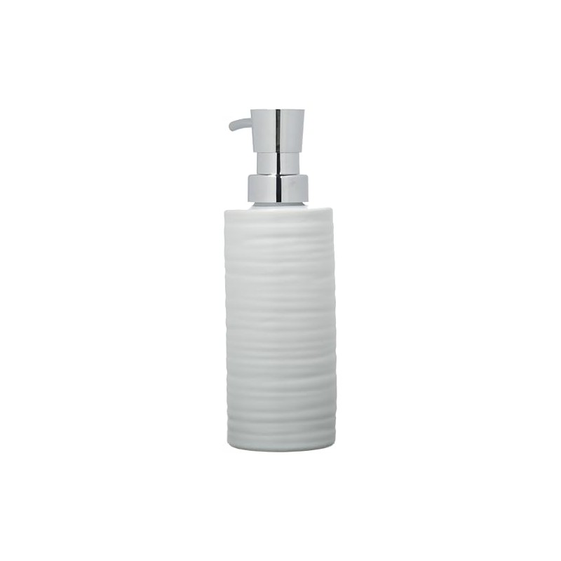 Wenko Mila Liquid Soap Dispenser Capacity 0.26 l White Ceramic