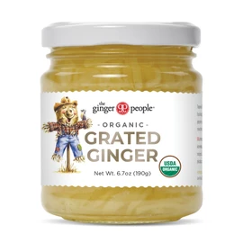 The Ginger People Organic Grated Ginger, No Artificial Ingredients, 6.7 oz (Pack of 12)