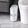 ELPHECO Bathroom Motion Sensor Bin 7.5 Litre Automatic Bin, 8L