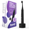Burst Original Sonic Electric Toothbrush for Adults (Black) | Soft