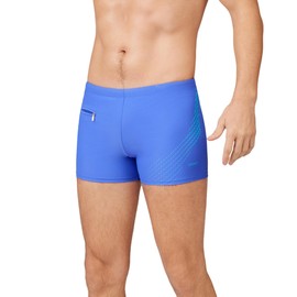 Men's Swimming Shorts Sports Swimwear Quick Drying Men's Swimwear Trunks Swimming Trunks Pants, La656-violetblue, S