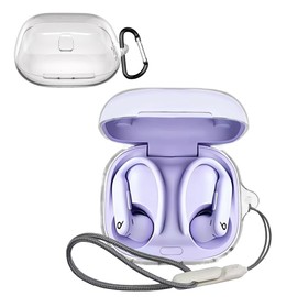 For Beats PowerBeats Pro 2 Case, YILLIONS Soft TPU Material Sport Cool Design Shock Absorption Waterproof Dustproof Lightweight Lost Proof Slim Soft Case Cover for Beats PowerBeats Pro 2 Cover(Clear)