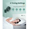 LEMOISTAR 8 Inch Small Wall Mounted Fan with Remote Control,