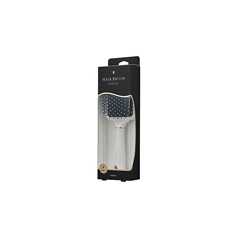 JUMAGIC Paddle Brush, White/JMHB-04WT (Pack of 1)