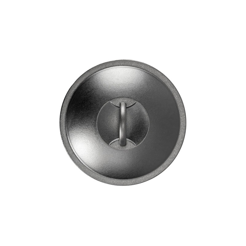 Lodge BOLD 10 Inch Seasoned Cast Iron Lid, Design-Forward Cookware,Black