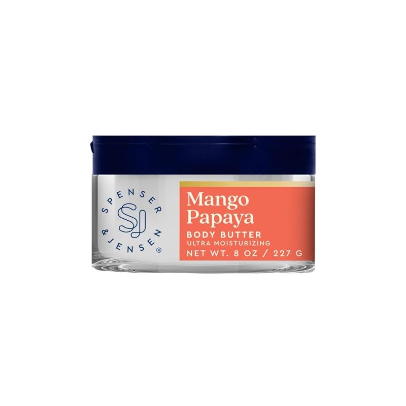 Spenser & Jensen - Mantequilla corporal de 8 onzas (Mango