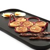 Norpro 957R Silicone Silver Dollar Pancake/Egg Ring, 7 Count,Red