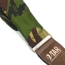1to1 Music Banjo Strap - Vegan Camouflage Army Strap by Vtar