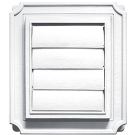 Builders Edge Store Cp. 140137079001 Vent, 1, White. Pack of 2
