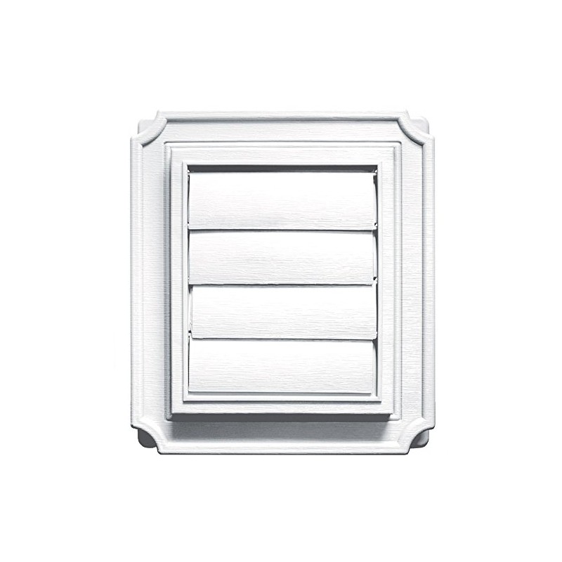 Builders Edge Store Cp. 140137079001 Vent, 1, White. Pack of