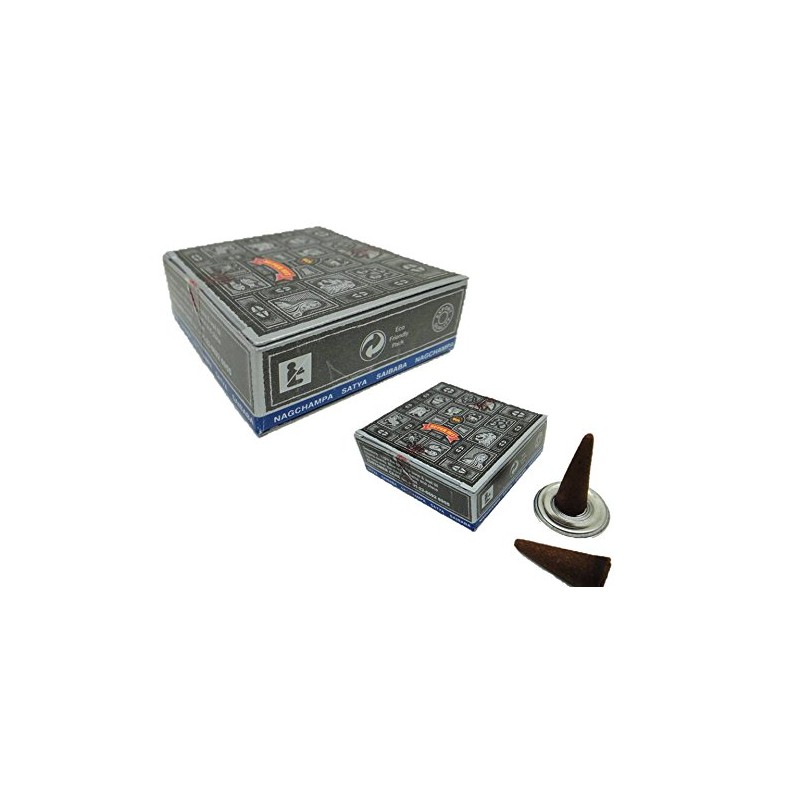 SATYA Super Hit Incense, Cone Type, 1 Case (Box of