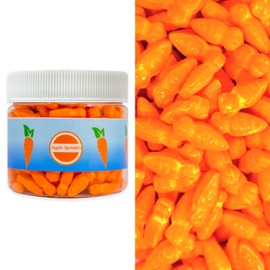 Mystic Sprinkles Candy Shape Sprinkles (Carrots 2oz)