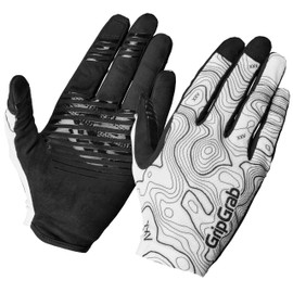 GripGrab Rebel Full Finger Summer Mountain Bike Gloves Unpadded MTB Gravel Bike Cycling Gloves Anti-Slip Off-Road Glove