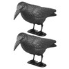 mgc24® Pigeon Scarer, Raven / Crow Decoy - Repels Pigeons,