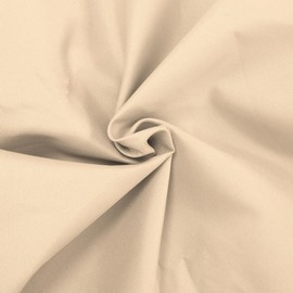 Polyester fabric, waterproof fabric, sold by the metre, 1 m x 160 cm, awning fabric, canvas and upholstery fabric, furniture fabric, lining fabric, canvas and curtain fabric, beige, Oeko-Tex