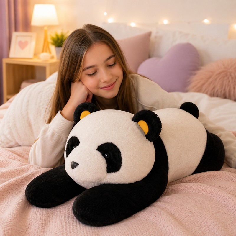 Giant Panda Plush Toy 60cm-80cm Soft Stuffed Animal Pillow, Cute