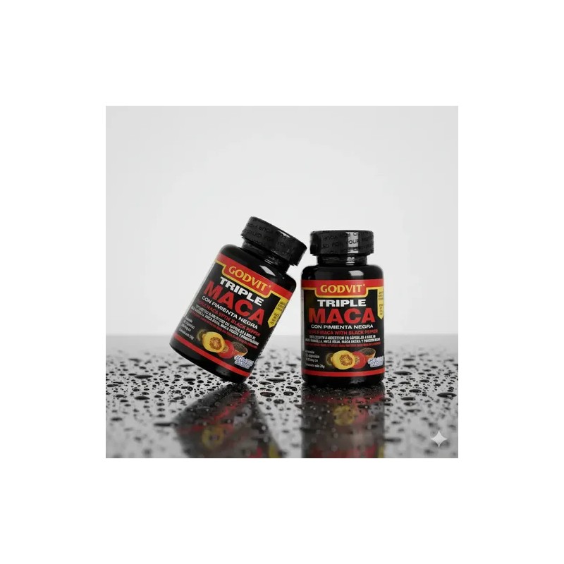 2pack /triple Maca(amarilla Roja Y Negra)+ Pimienta Negra