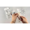 MITOB 100 Pack Self Sealing Bag with Hang Hole Resealable