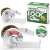 ANNFUZ Vacant Occupied Bathroom Handle Door Lock for Restroom,Privacy Keyless