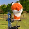 Craftsman Golf Elegant Fox Orange White Plush Soft Animal Driver