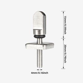 Surfing Accessories Set of 6 – Stainless Steel Fin Screws for Surfboards, Longboards, Paddleboards, and SUPs
