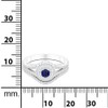 Belinda Jewelz - Anillo de compromiso para mujer, plata platino,