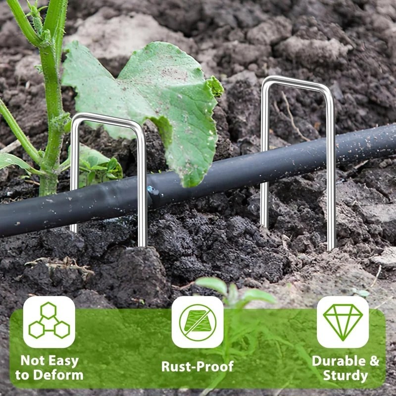 WeedGuard Garden Decorative Stakes – Heavy Duty Galvanized Build, Outdoor