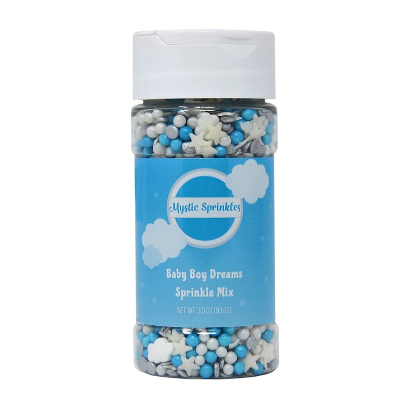 Mystic Sprinkles Baby Boy Dreams Sprinkle Mix 3.3oz Bottle
