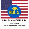 Brian Bula Anti Hamas Israel Flag Magnet Large 3x9 Bumper